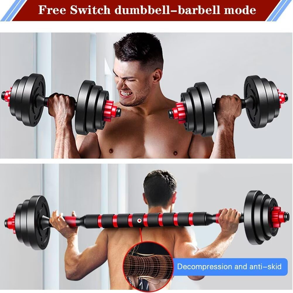 Juego De Pesas Hierro Mancuernas Para Ejercicios En Casa Para Hombre 20Lbs Set